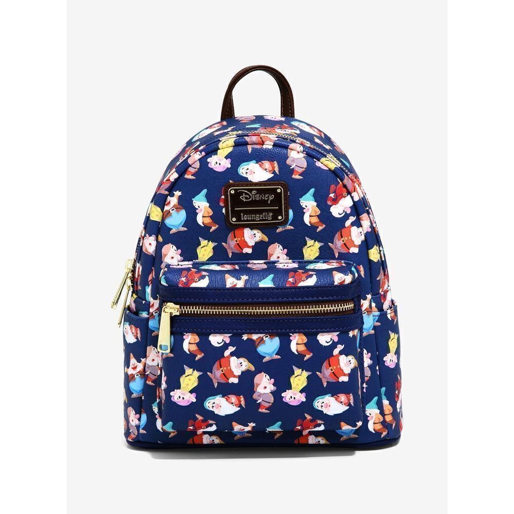 Loungefly x Disney Snow White And The Seven Dwarfs Allover Print Mini Backpack